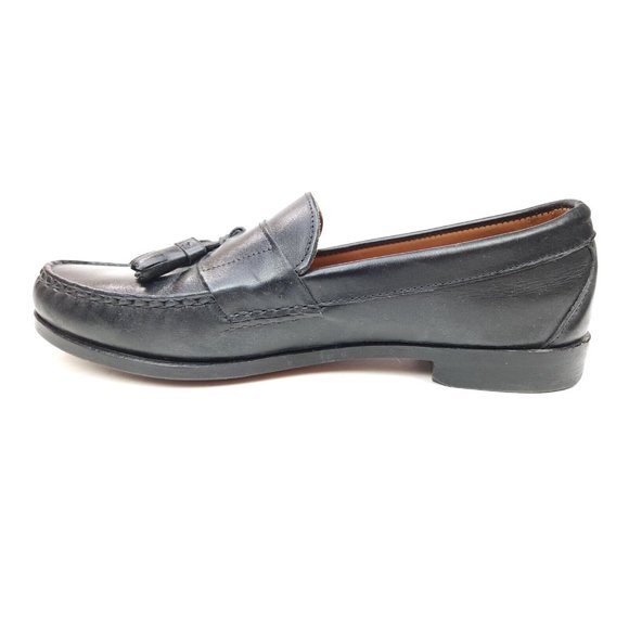 Allen Edmonds SCHREIER  Men\'s Tassel Loafers 11 B Black Dress Shoes DISCONTINUED main image 4
